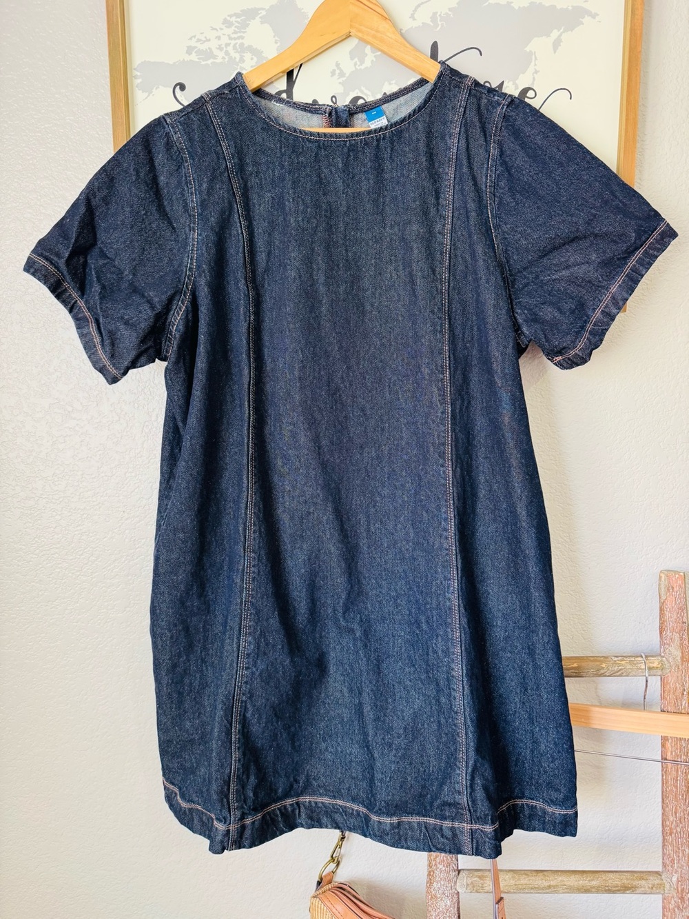 Old Navy Dark Denim shift dress vguc